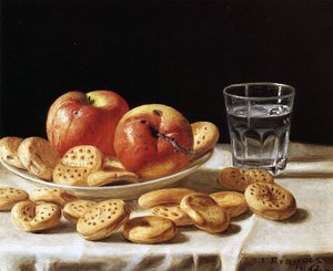 Still Life with Apples and Biscuits